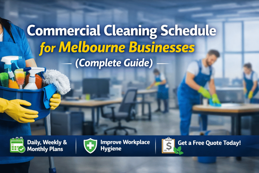 Commercial Cleaning Schedule for Melbourne Businesses